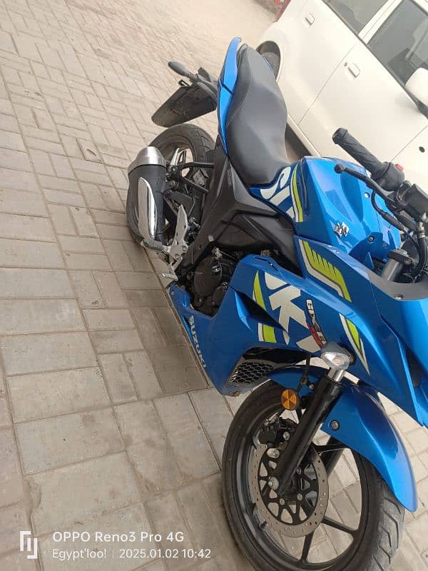 Suzuki Gixxer 150 blue color 1