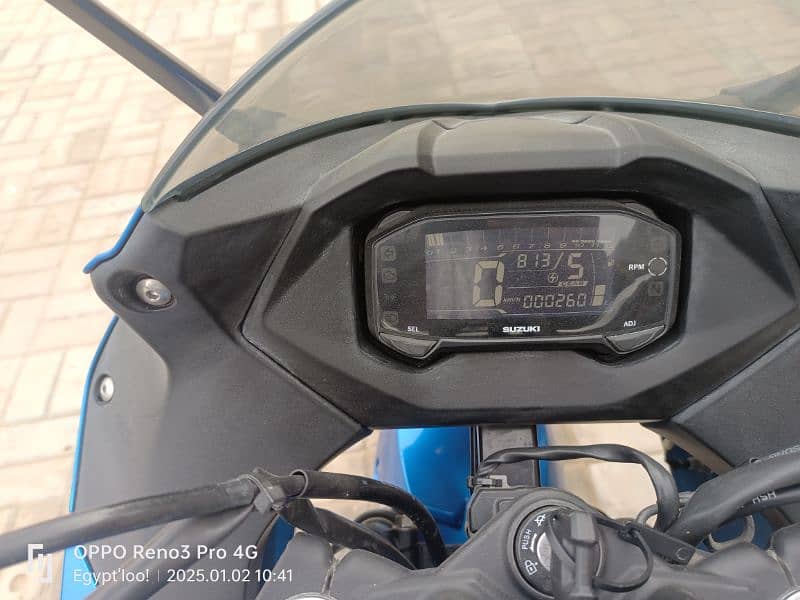 Suzuki Gixxer 150 blue color 9