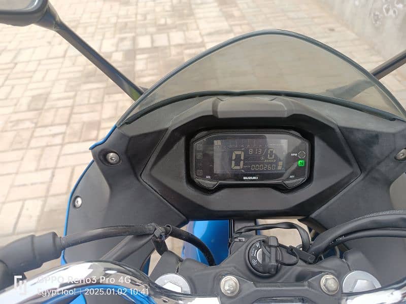 Suzuki Gixxer 150 blue color 10