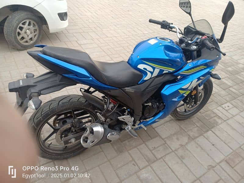 Suzuki Gixxer 150 blue color 11