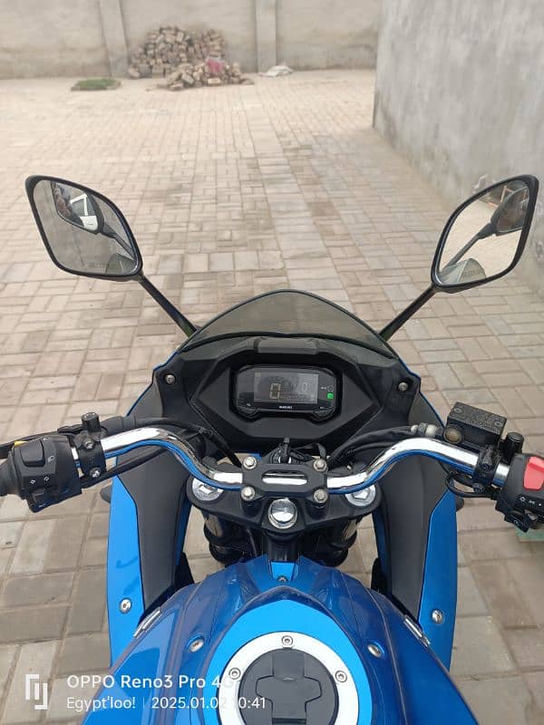 Suzuki Gixxer 150 blue color 12