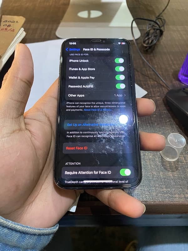 iPhone x fuctery un lock condition 9/10 battery 71 baki all oky set ha 8