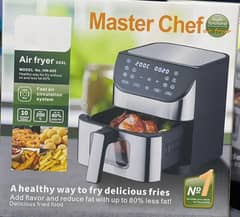 Air Fryer Master Chef 8 litres steel panel