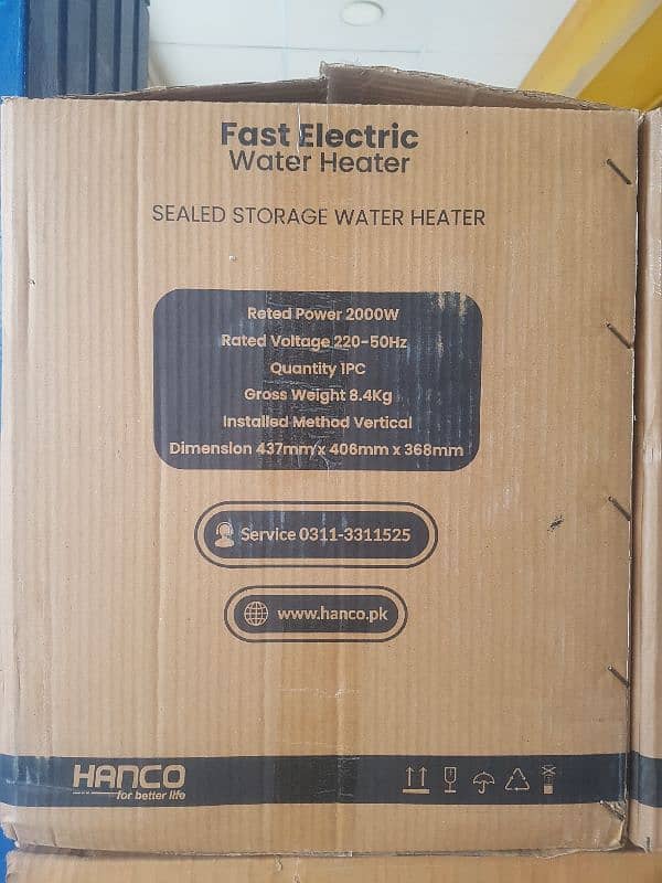 hanco electric water heater 15 litr gyzer 4