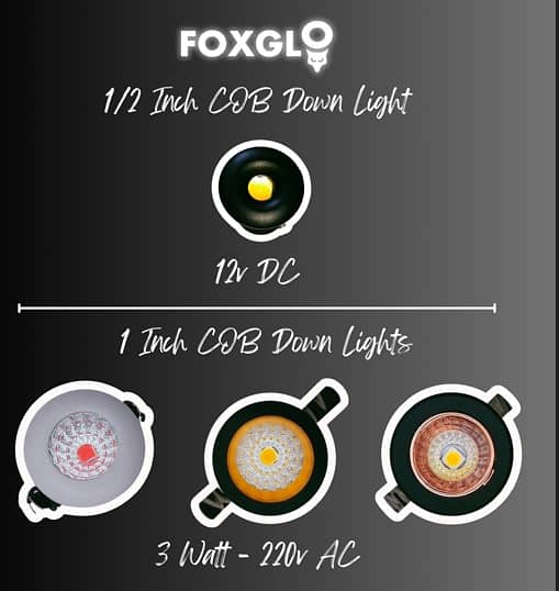 Stylish 7W LED Moveable Downlight - 220V, 3