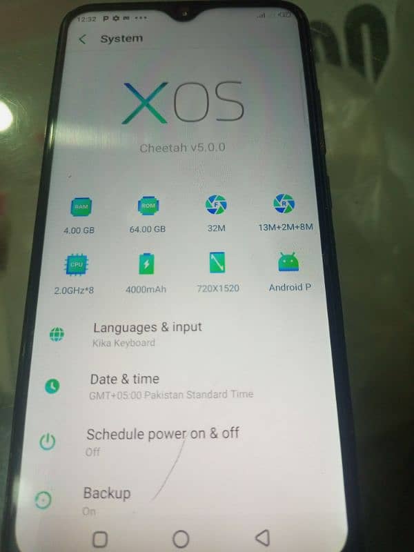 Infinix s4 ram 4 rom 64 0