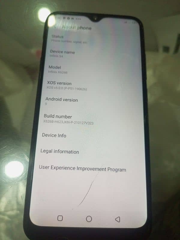 Infinix s4 ram 4 rom 64 6