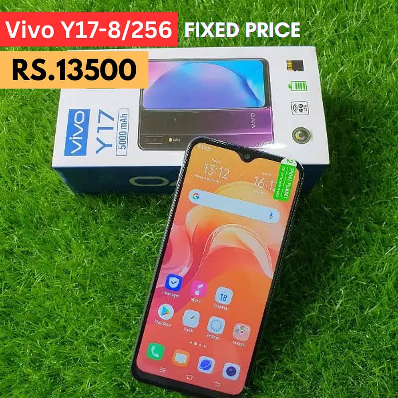 Vivo Y17 8gb Ram 256gb  Dual Sim Approved  5000 Battery 1