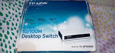 TP Link SF100 5D Switch Just like new used 1 month only