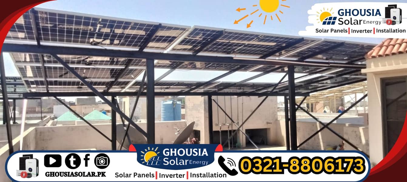 Elevated Solar Structure customized Guarder Work L2 L3 stand avabila 4