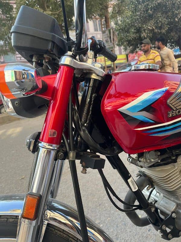 Honda 125 red ziro meter jesi 0