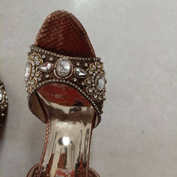 Fancy stylo heels use 1 time on wedding function 1