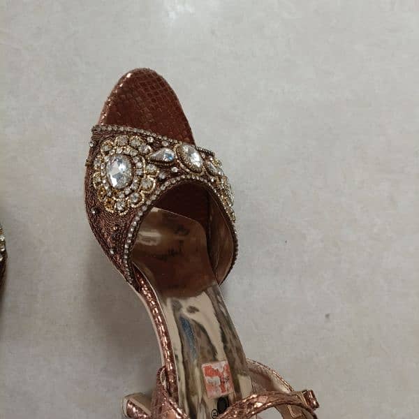 Fancy stylo heels use 1 time on wedding function 2