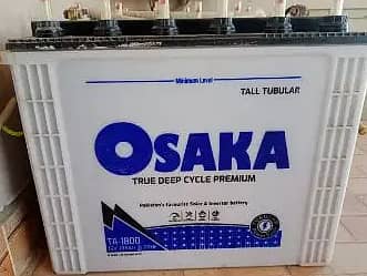 Osaka Tublar Battery 1800 TA - 185 AH 0