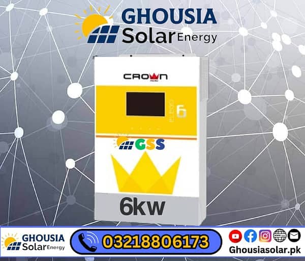 CROWN XAVIER. . 5.6kw 5600 W SOLAR INVERTER Pure Sine Wave 4