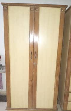 wooden wardrobe