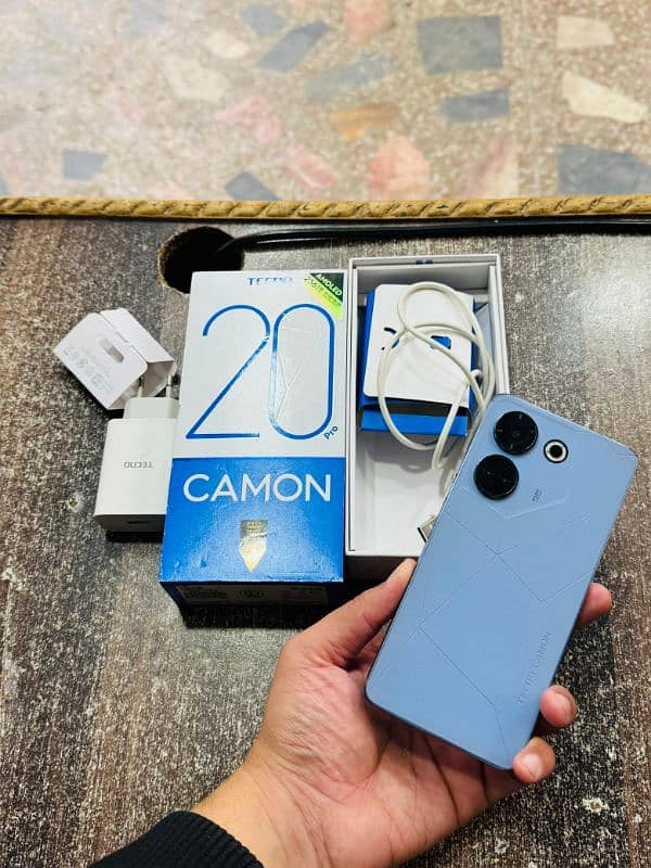 Tecno Camon 20 Pro Complete Box 0