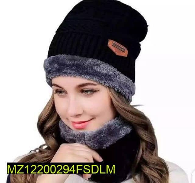 •  Fabric: Soft & Skin Friendly Wool •  Unisex Caps ( For 0