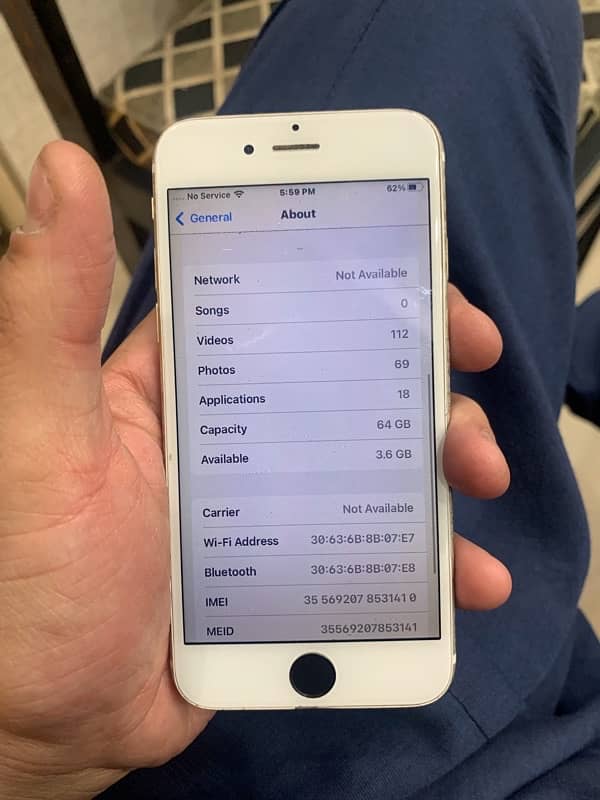 iphone6s bypass 64 gb only battery change ha 1