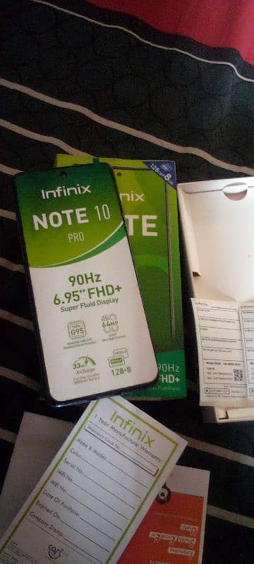 Infinix Note 10pro 8GB 128GB With Box 1