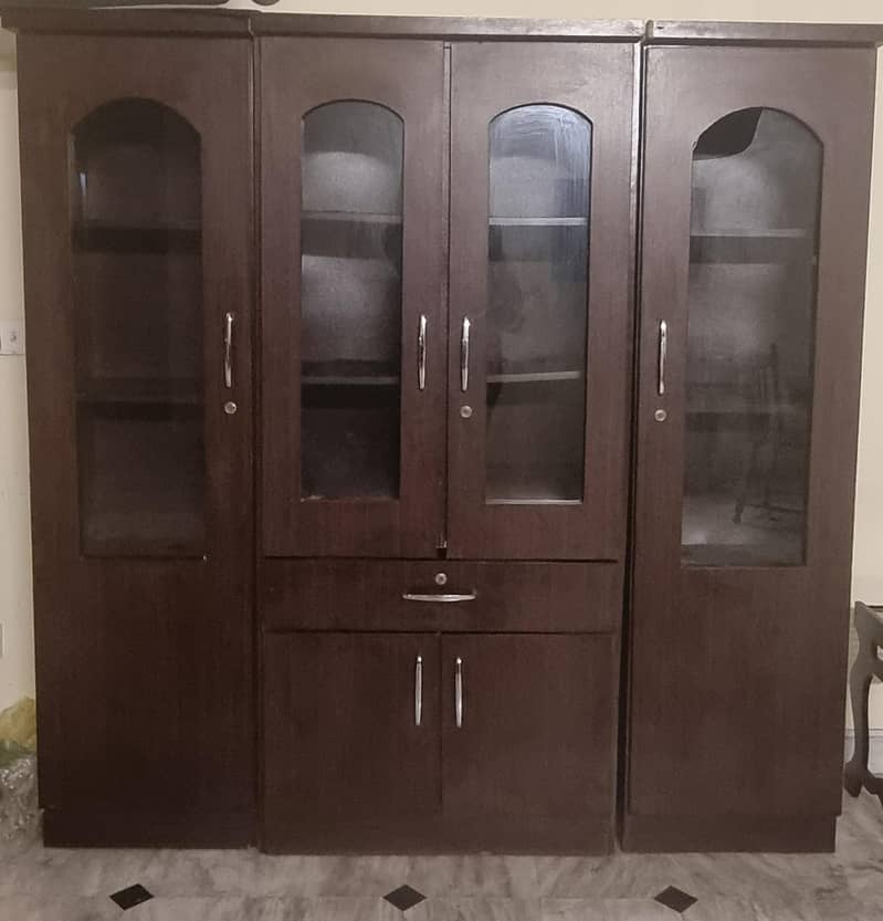 showcase | wooden showcase | showcase for sale | crockery cupboard 0