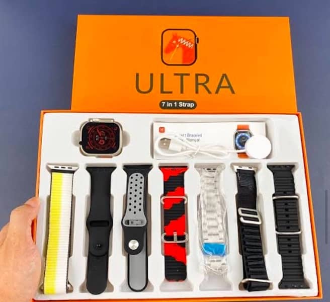 7 in 1 ultra smart watch series 8 . 0