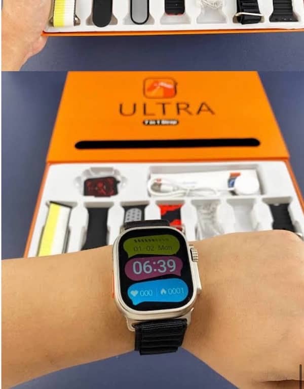 7 in 1 ultra smart watch series 8 . 1