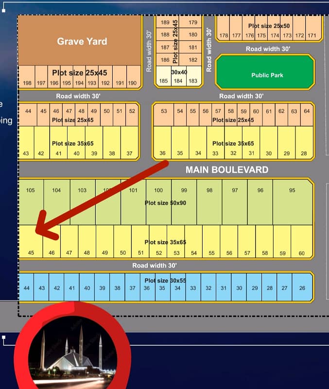 10 Marla Plot with 3.28 Marla Extra Constructive Land in Airline Avenue, Mumtaz City Islamabad 0