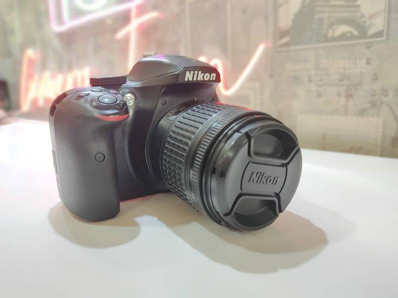 Nikon D3400 with 18-55mm lens 1