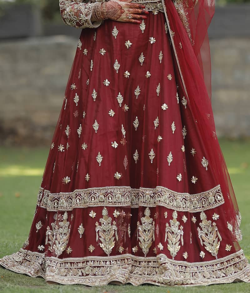 Bridal Dress ( Blood Colour) 2