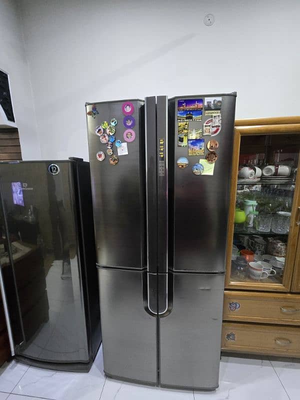 Kenwood fridge and freezer side by side and Dawlance small size fridge 1