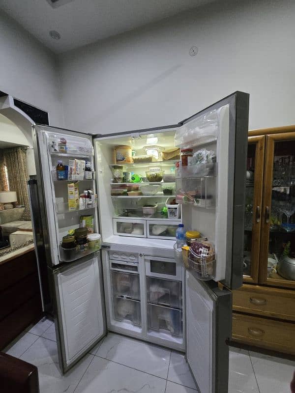 Kenwood fridge and freezer side by side and Dawlance small size fridge 6