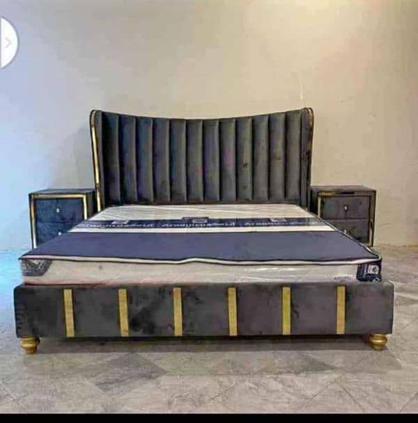 King size bed,Queen size bed,poshish bed's,Lahore bed design 8