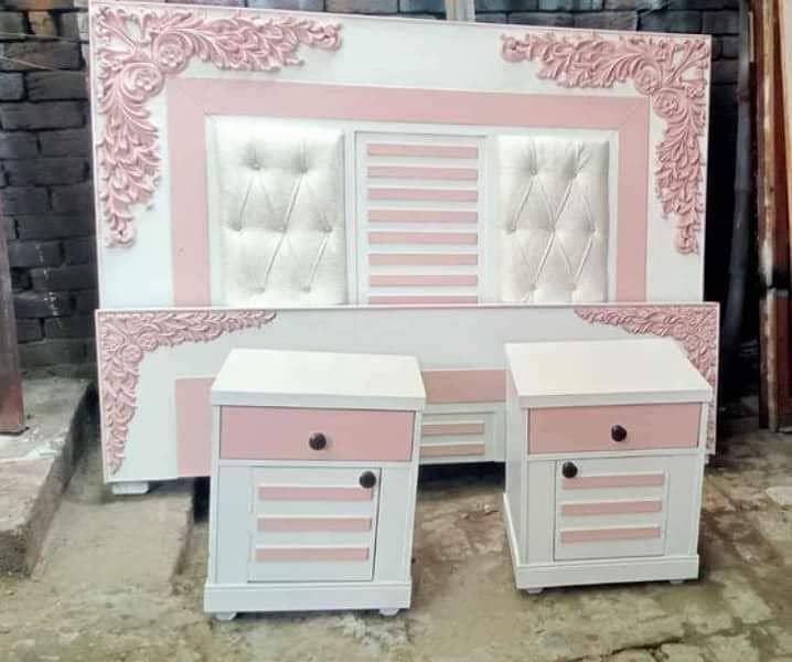 King size bed,Queen size bed,poshish bed's,Lahore bed design 13