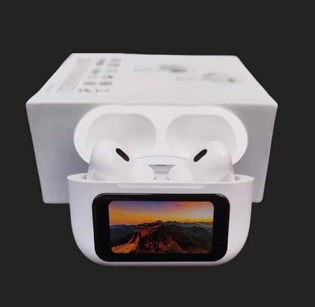 A9 Pro Digital Display Case Airpods / Anc/enc Touch Screen Wireless 1