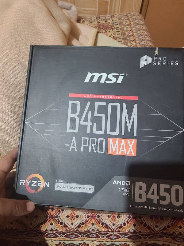 MSI B450M A PRO MAX gaming 0