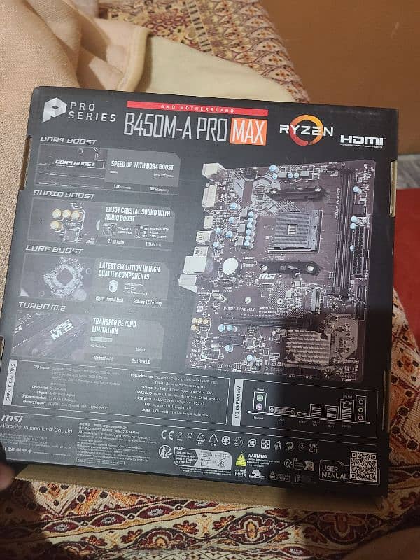 MSI B450M A PRO MAX gaming 1