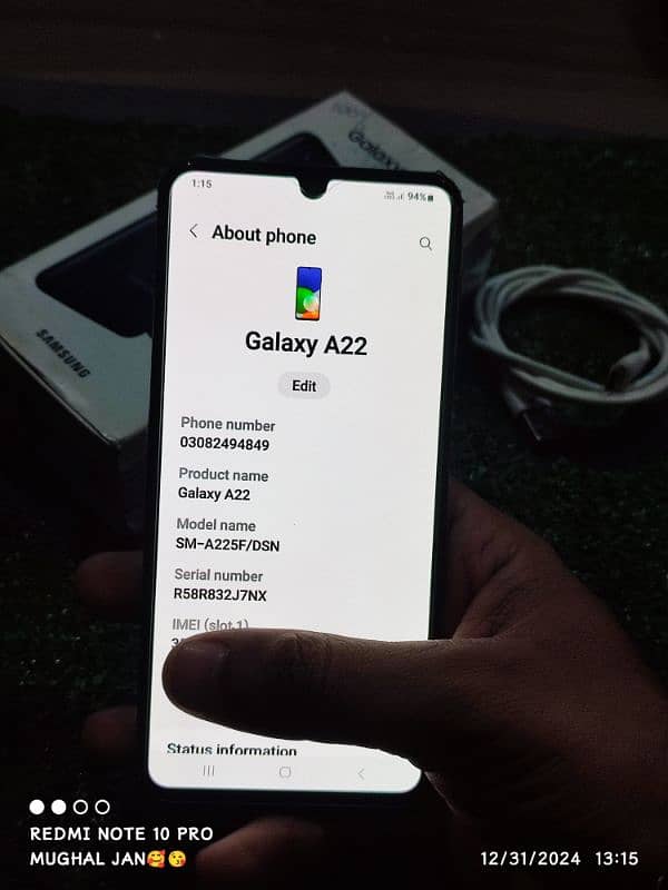 Samsung Galaxy A22 10