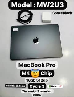 MacBook Pro M4 16gb 512gb spce glace