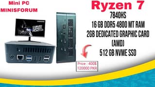 mini PC Ryzen 7 7800 HS