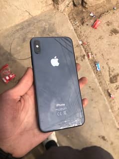 XS MAX, no pta, 78% heath, 64GB, Panel Changed, Back Crack