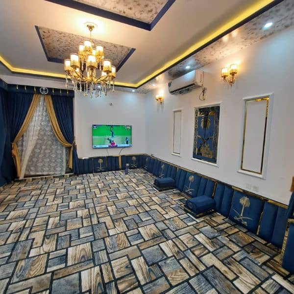 Arabic majlis// simple majles/ sofa poshish/ furniture/ wall designer 2