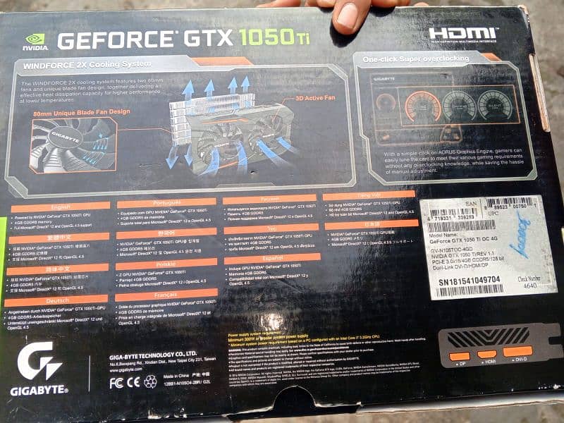 Geforce Gtx 1050ti 6