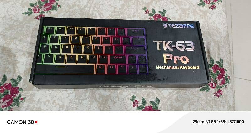 Tezarre TK63 Pro Wireless Mechanical Gaming Keyboard 1