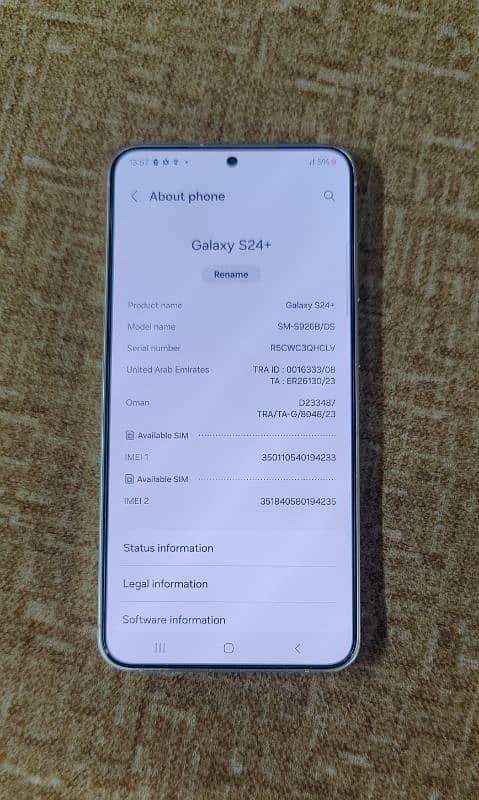 samsung s24plus 256gb 8