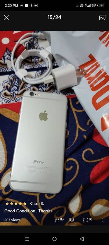 iphone 6 64gb non pta all ok condition 10/10 0