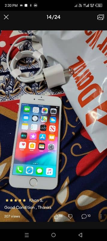 iphone 6 64gb non pta all ok condition 10/10 1