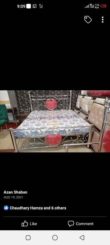 Iron double bed 14