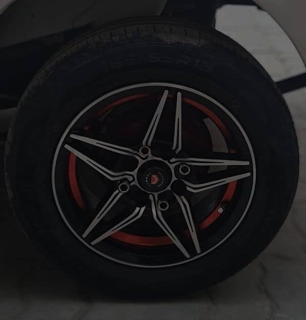 Alto alloy Rims and Tyre 0