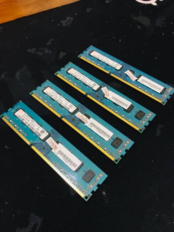 PC RAM Hynix 16GB 4x4GB PC3 12800U 2